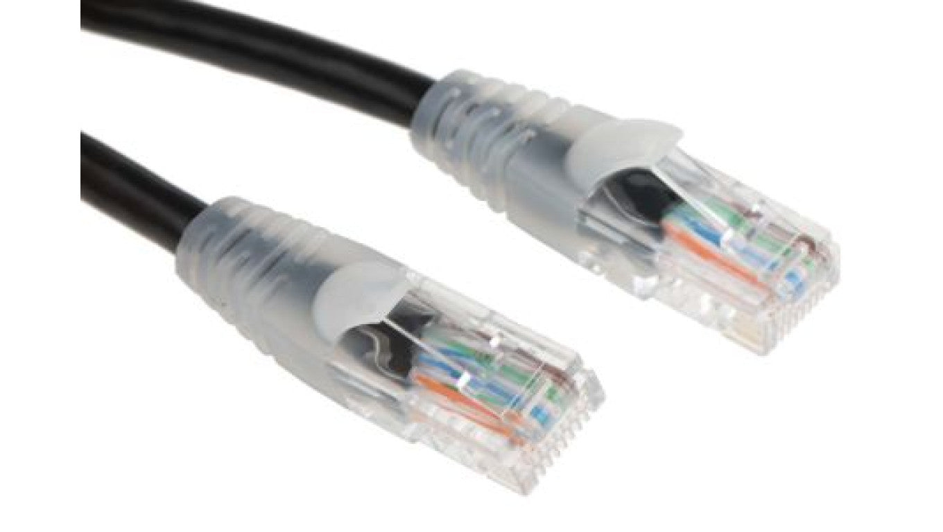 Kabel kat. 5e U/UTP Czarny 500mm