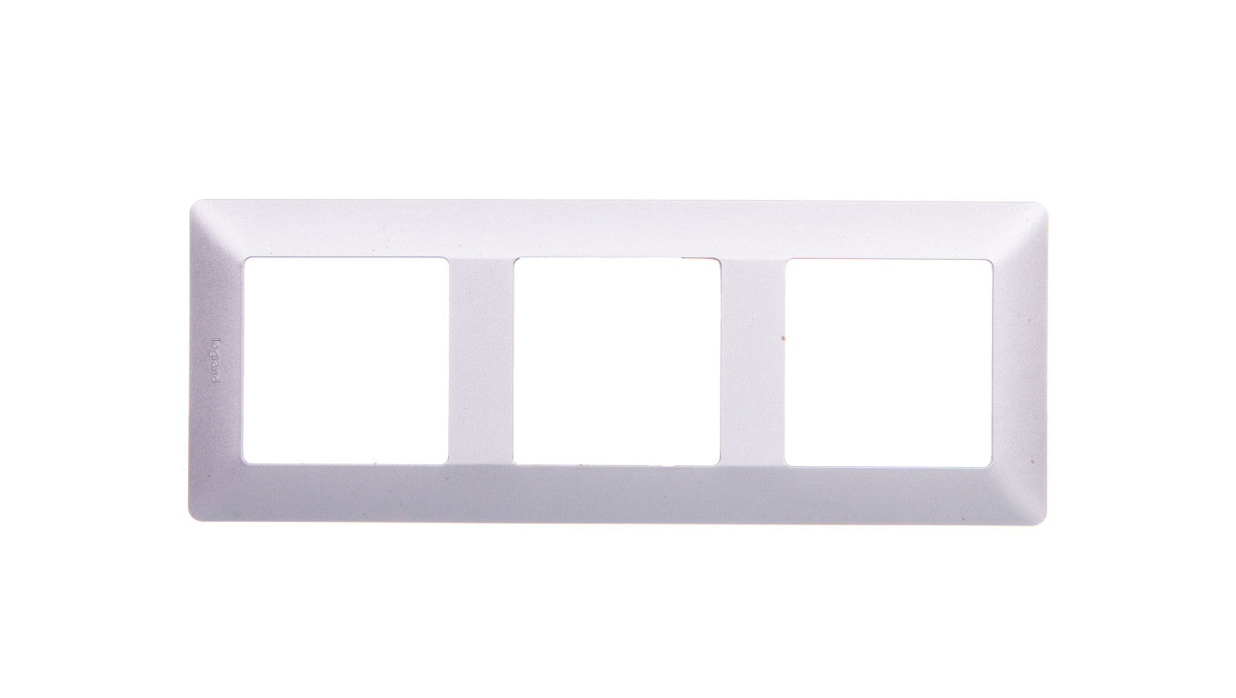 VALENA LIFE Ramka potrójna aluminium 754133