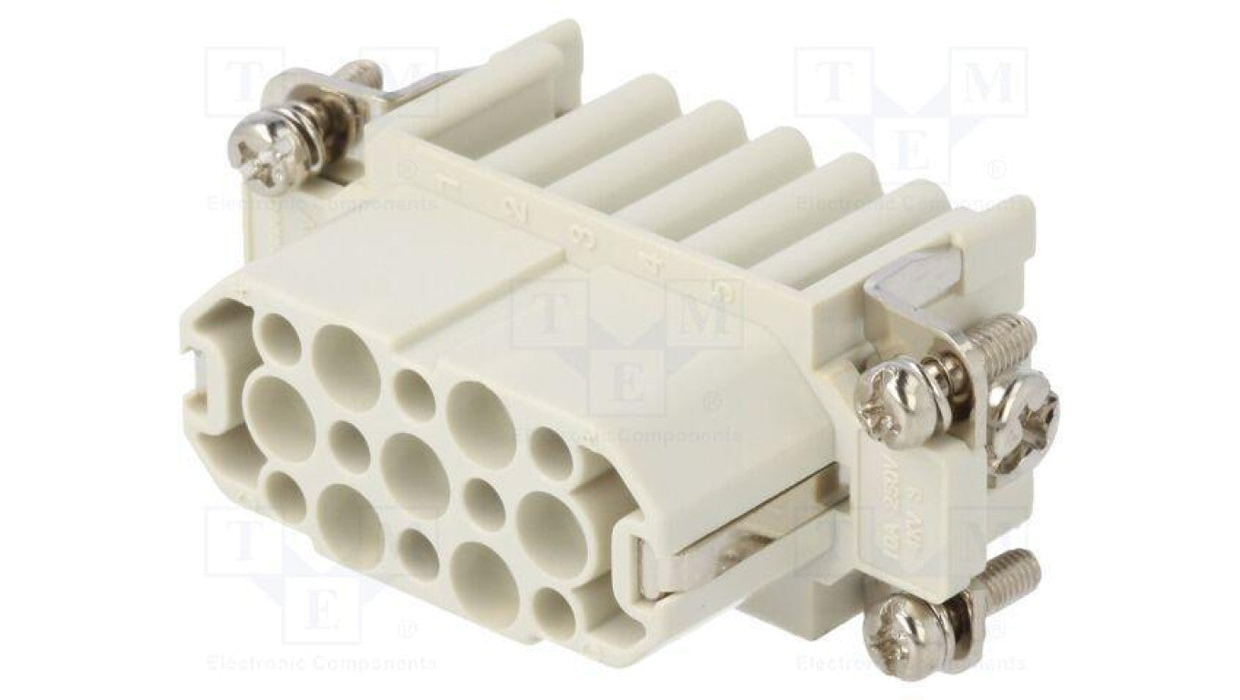 Złącze HDC wkładka stykowa żeńskie GWconnect PIN 15 250V 93601-0091