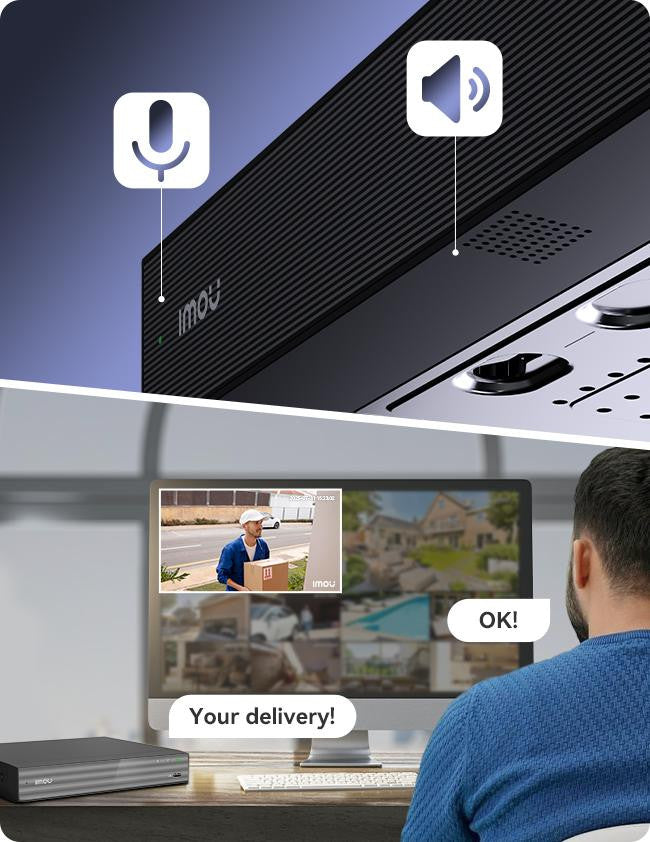 Rejestrator IP Imou  NVR-N118W-8A0E-P 18- kanałowy