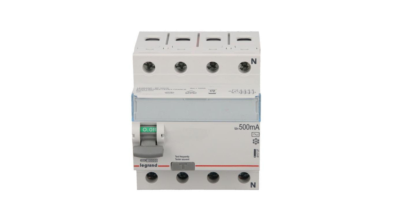 Wyłącznik różnicowoprądowy 4P 25A 0,5A typ AC P304 TX3 411737