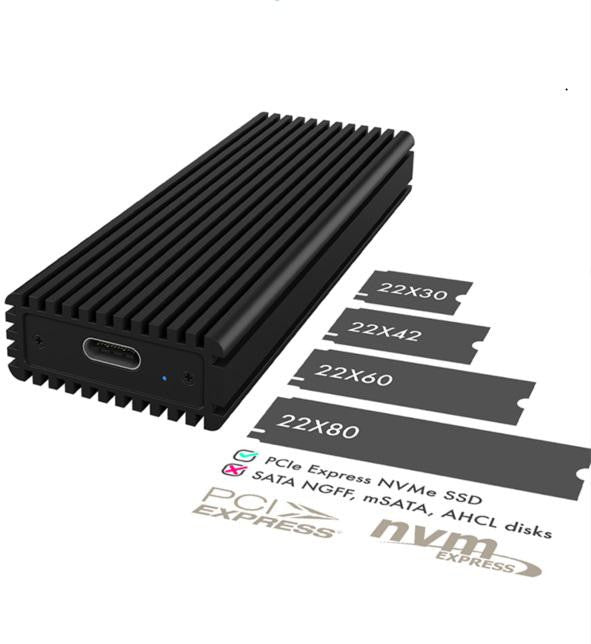 Obudowa IcyBox  IB-1816M-C31 Type-C na PCIe NVMe M.2