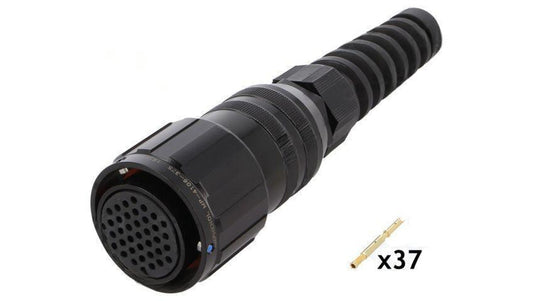 Złącze okrągłe wtyk Rozmiar 16 MP-41 żeńskie -PIN 37 złocony MP-4106-37S