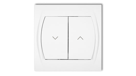 LOGO Łącznik żaluzjowy biały LWP-8