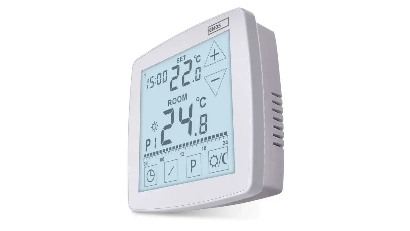 Programowalny termostat pokojowy, przewodowy z OpenTherm, P56A02