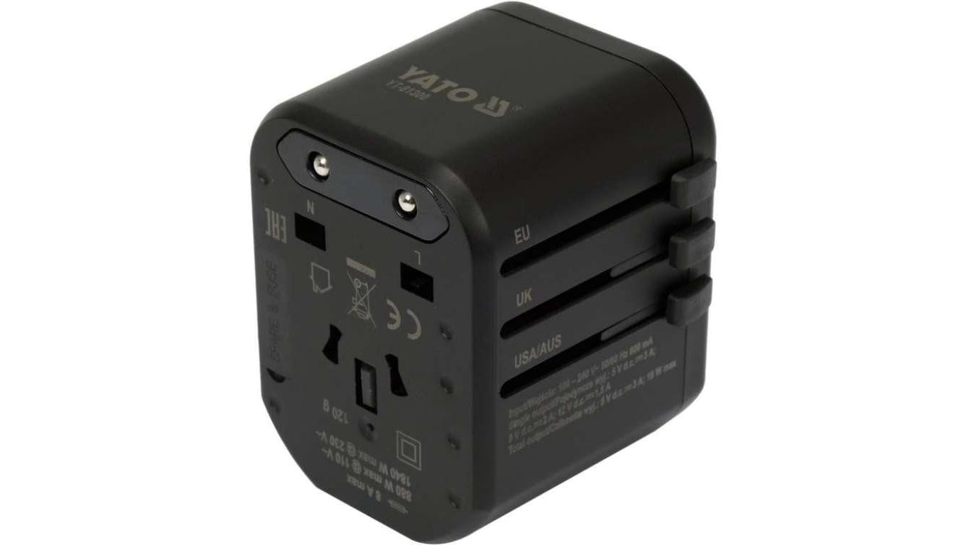 Adapter podróżny uniw. usb, usb-c 18w