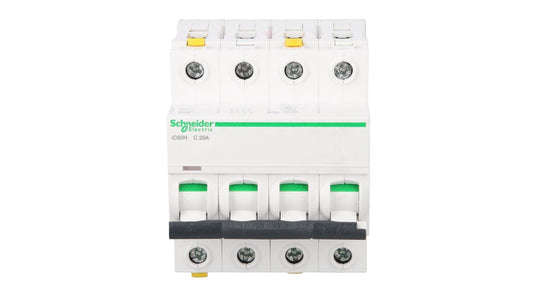 Wyłącznik nadprądowy 4P C 25A 10kA AC iC60H-C25-4 Acti9 A9F07425