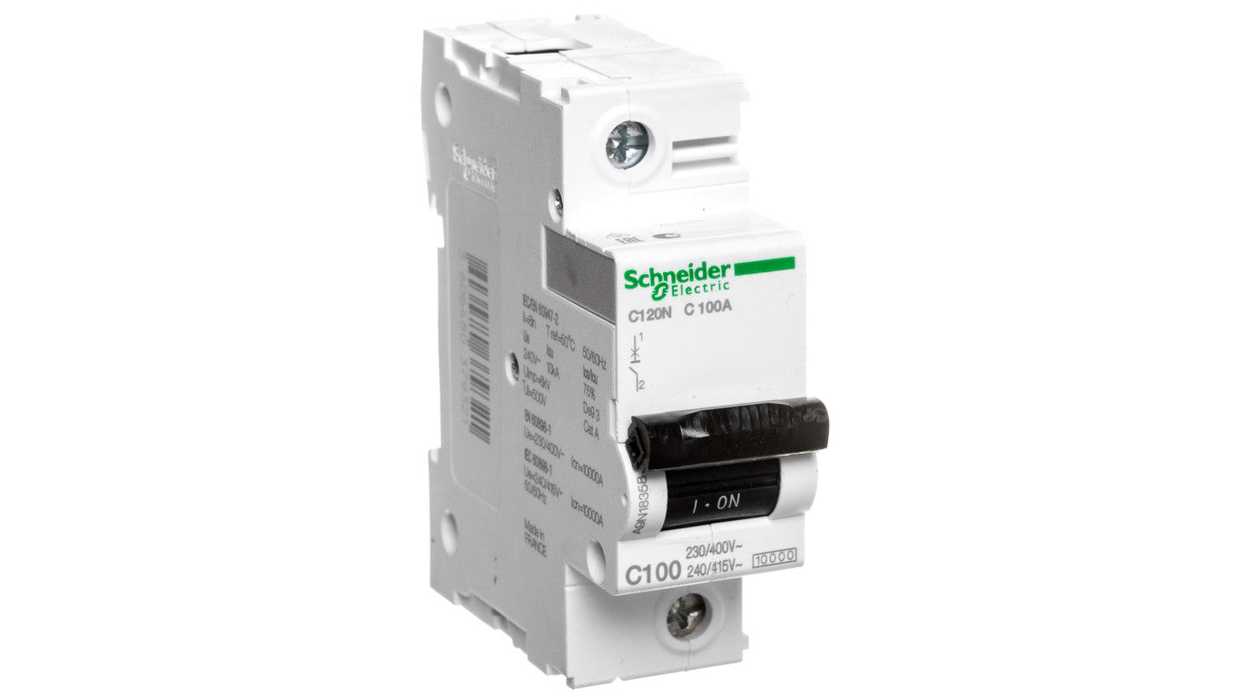 Wyłącznik nadprądowy 1P C 100A 10kA AC C120N Acti9 A9N18358
