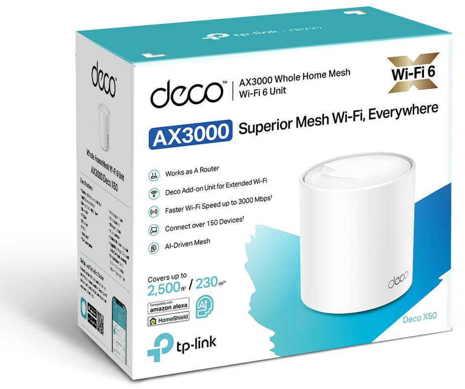 DOMOWY SYSTEM WI-FI MESH TP-LINK DECO X50(1-pack)