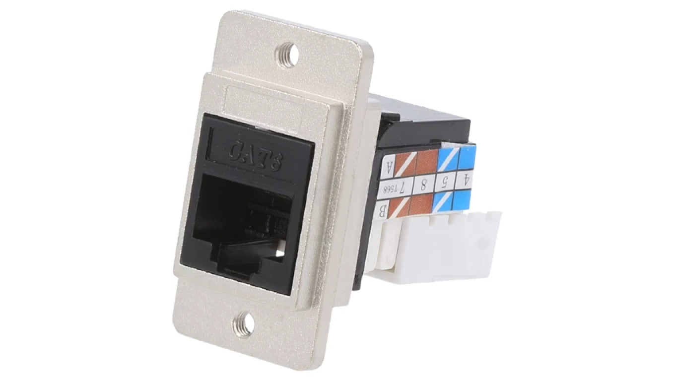 Łącznik DUALSLIM RJ45 8p8c Kat 6a IDC 8-PIN gniazdo CP30727M3