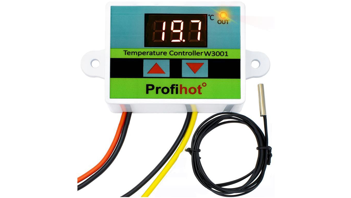 REGULATOR TEMPERATURY TERMOSTAT ELEKTRONICZNY CYFROWY W3001 1500W 230V