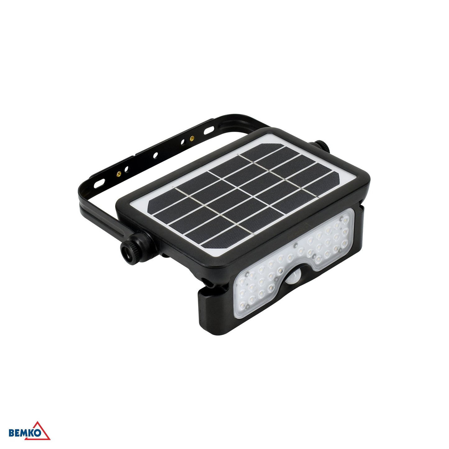 Naświetlacz SOLARNY LED SOLPAR 10W 1500LM 4000K IP65 czarny cz. pir