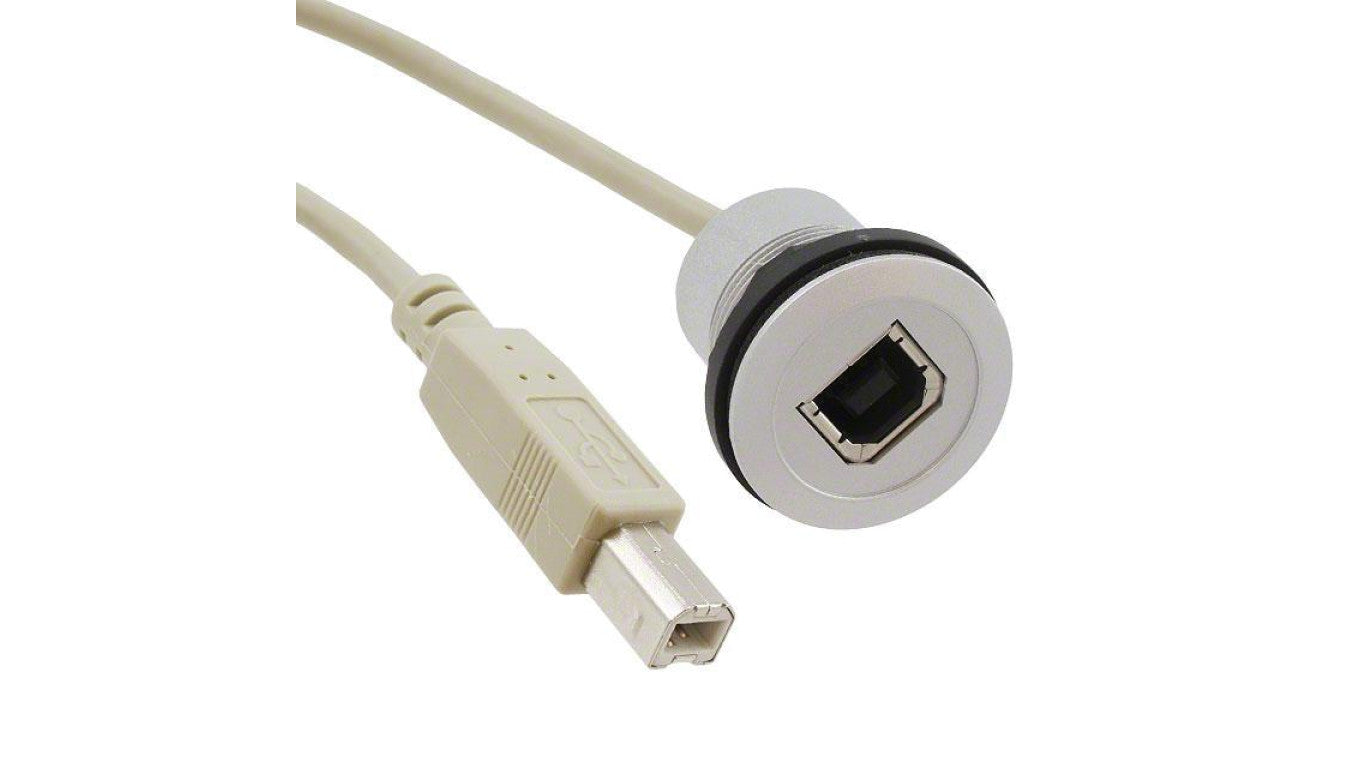 Gniazdo USB 22mm har-port -25÷70C Ø22,3mm IP20 srebrny 9454521911