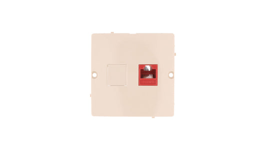 Simon Basic Gniazdo komputerowe pojedyncze RJ45 kat.5e beżowe BMF51.02/12
