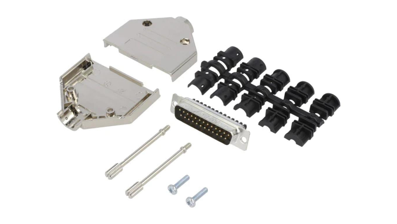 D-Sub męskie proste zacisk śrubowy na przewód -PIN 25 L17DTPK-M-25+L717DB25PST