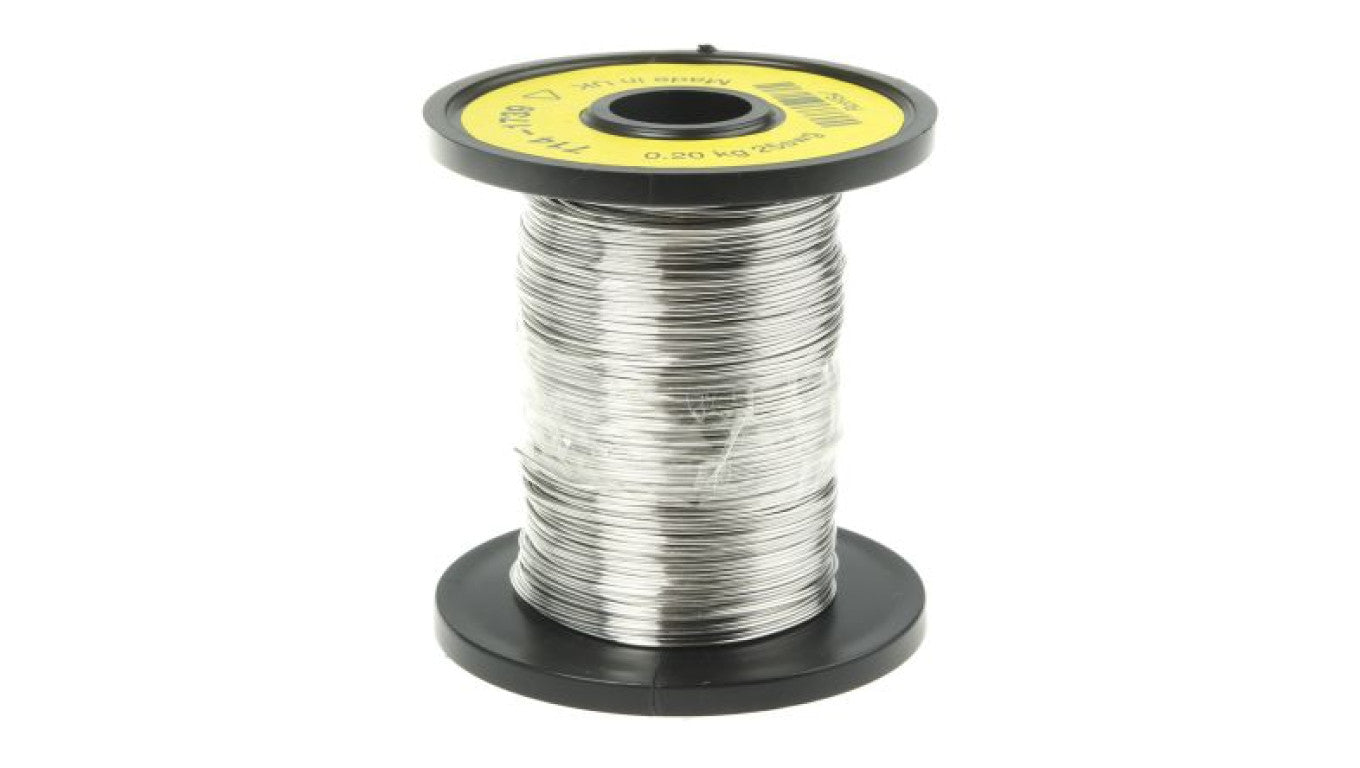 Drut oporowy +1150C Stop niklu i chromu 0.51mm Jednordzeniowy Maksymalnie +1150 C. RS PRO