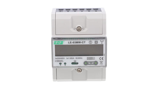 Trójfazowy licznik energii elektrycznej LE-03MW-CT