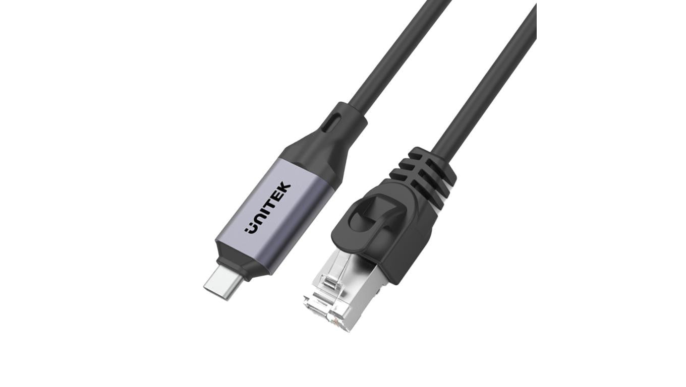 Unitek Kabel Ethernet USB C RJ-45 LAN, przewód sieciowy, 3m