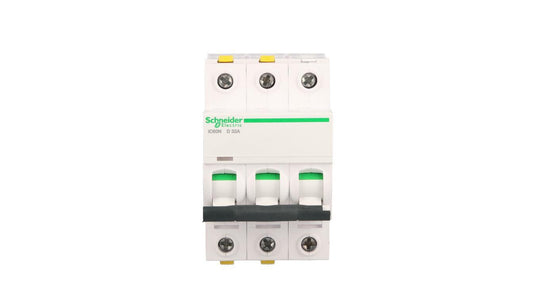 Wyłącznik nadprądowy 3P D 32A 6kA AC iC60N-D32-3 Acti9 A9F05332
