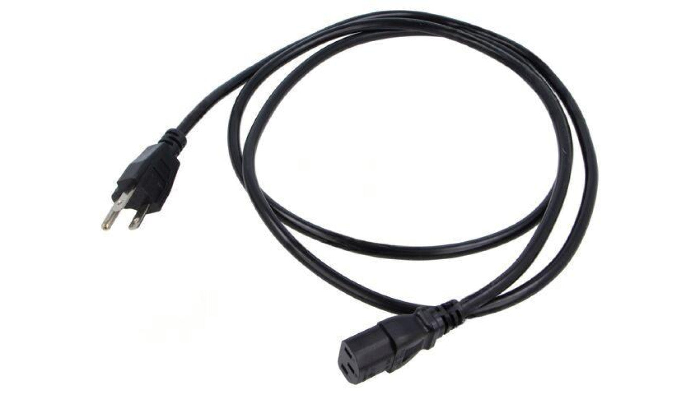 Kabel: 3x0,75mm2, IEC C13 żeński,NEMA 5-15 (B) wtyk, 3m LT-832+501 VCTF 3X0.75 3M BLK