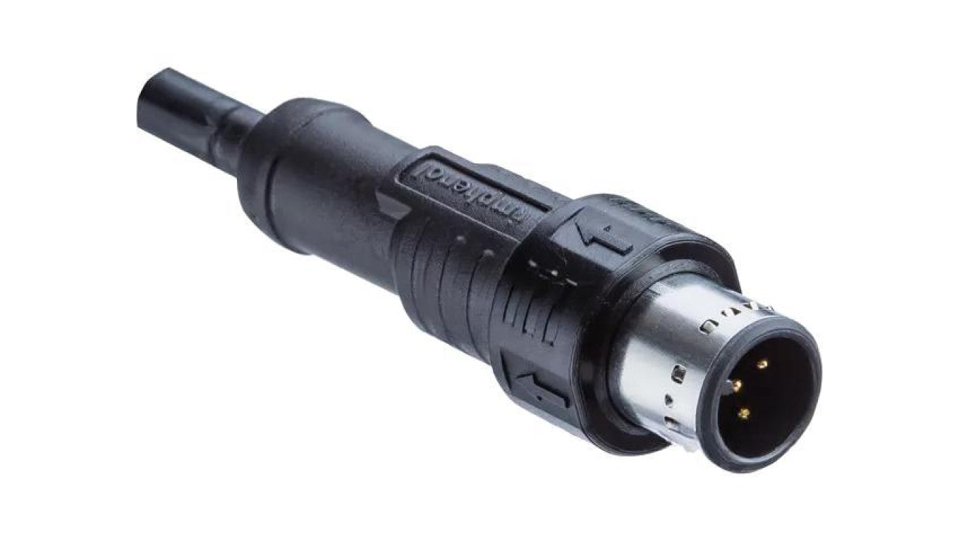 Złącze M12, męskie, PIN:4, wtyk, proste, 250V M12D-04BMMM-PL8D01