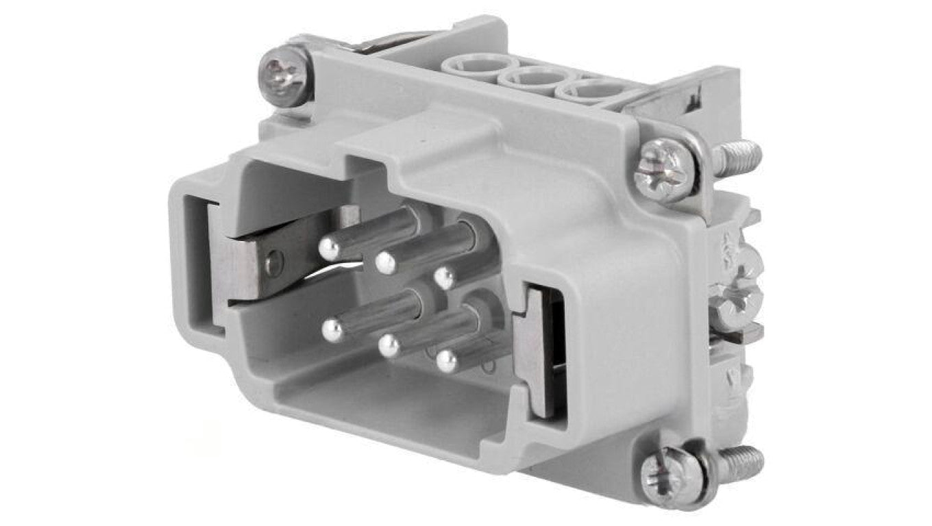 Złącze HDC wkładka stykowa męskie 16A 500V -PIN 6 6+PE C14610A0060021