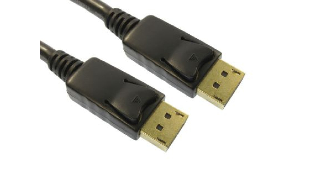 Kabel DisplayPort 0.5m Męskie DisplayPort to Męski kabel DisplayPort Czarny