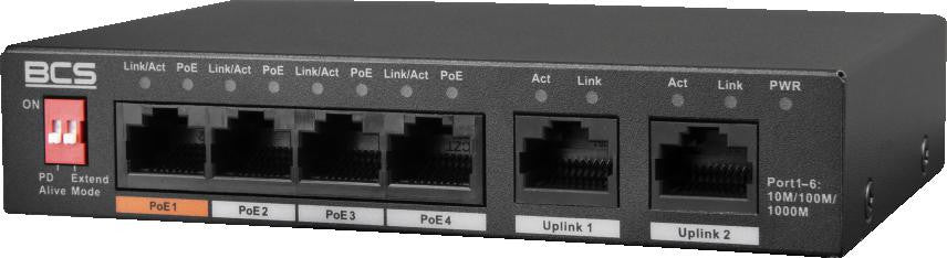 Switch PoE BCS LINE BCS-L-SP04G02G(2)