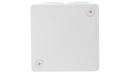 Puszka n/t hermetyczna pusta 86x86x40mm IP55 biała VP 022-01 61.125