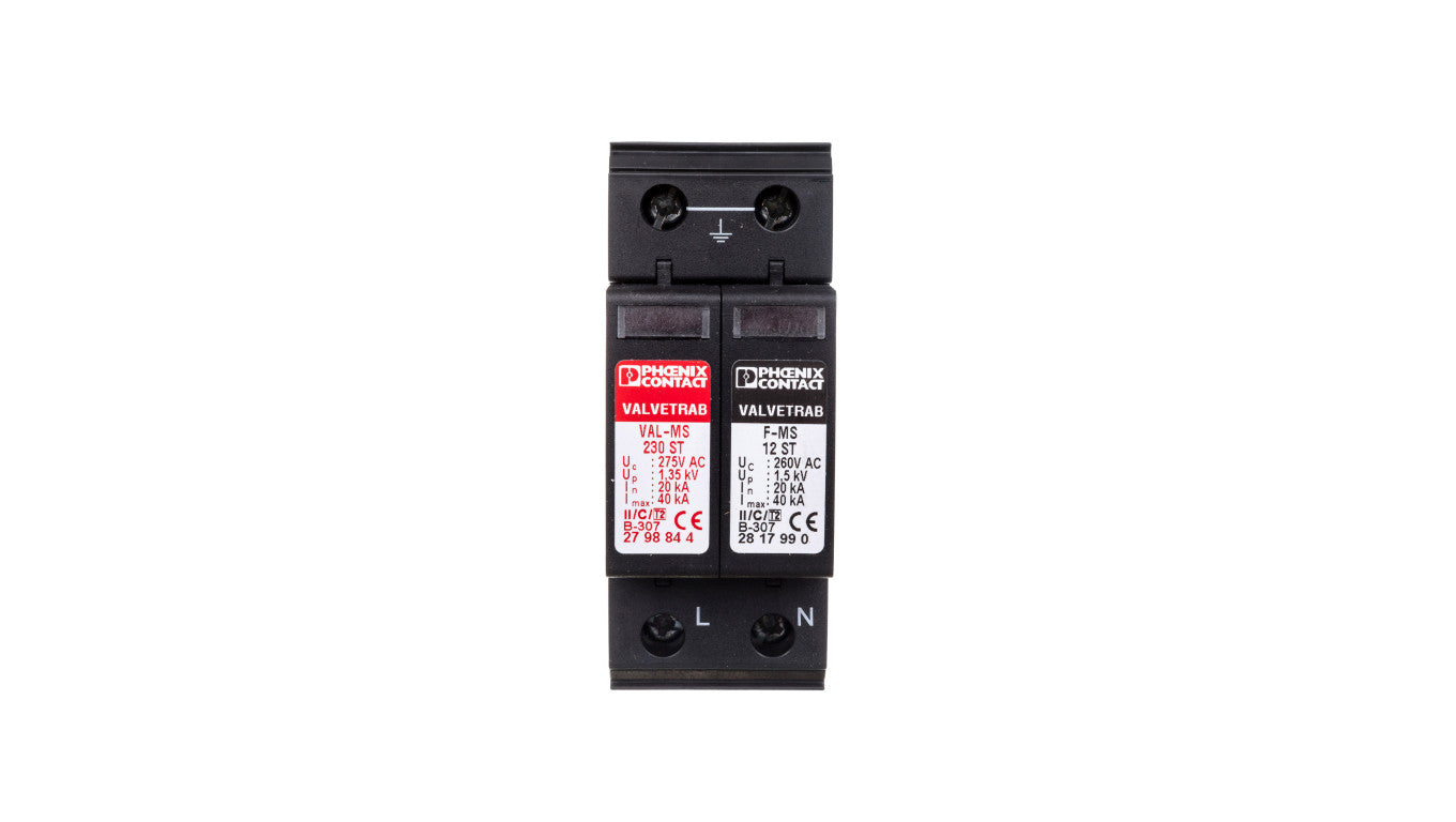 Ogranicznik przepięć Typ T2 2P 2 20kA VAL-MS 230/1+1 2804429
