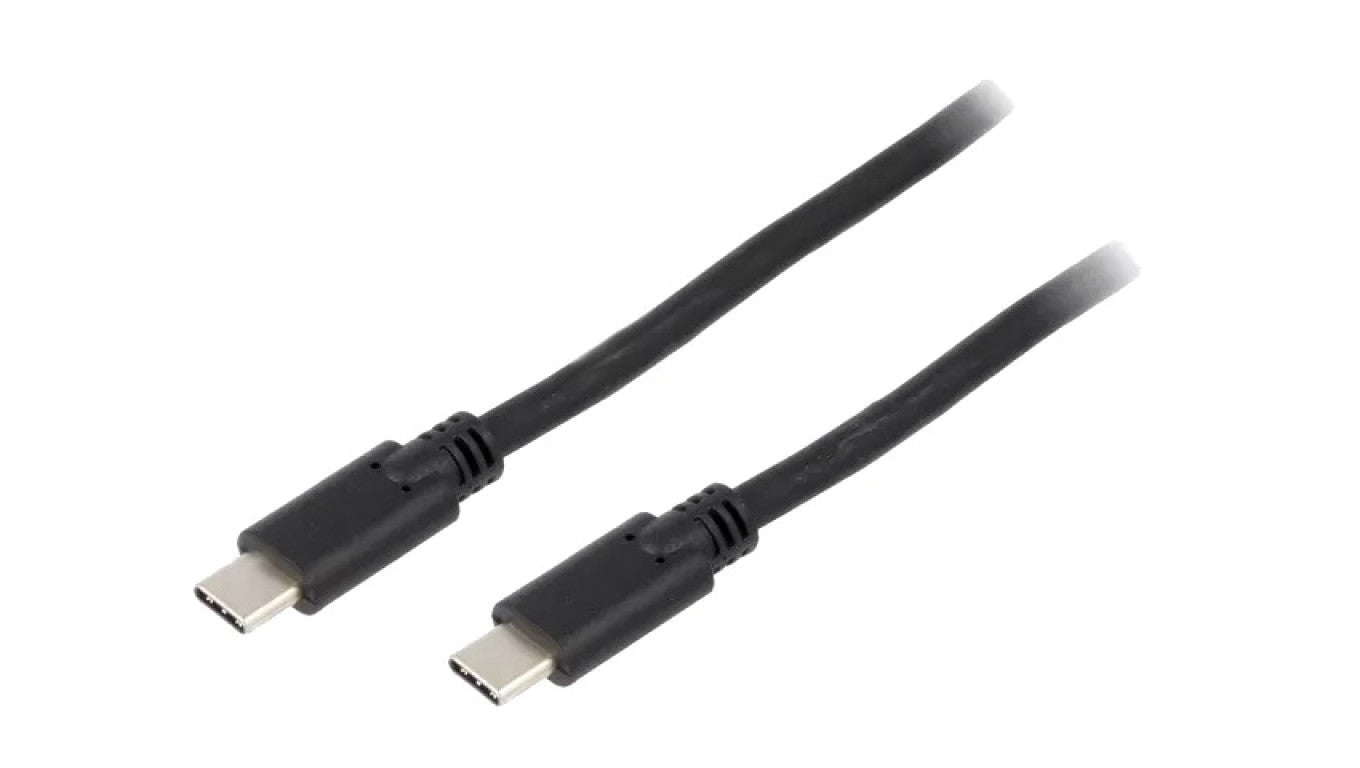 Kabel USB 3.2 USB C wtyk, z obu stron 0,5m czarny 5Gbps 60W 67975