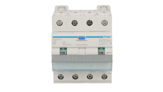 Wyłącznik różnicowo-nadprądowy RCBO 4P C20A 0,03A Typ A 6kA RCBO ADM470C