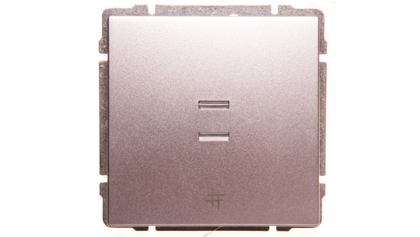 KOS66 Łącznik krzyżowy podświetlany aluminium 624017