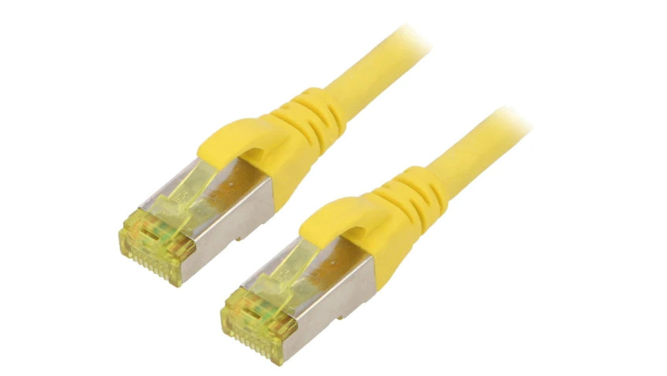 Patch cord S/FTP 6a linka Cu LSZH żółty 5m 26AWG DK-1644-A-050/Y