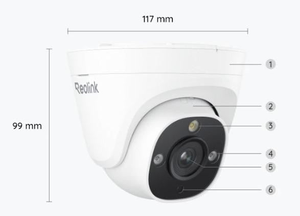Kamera IP Reolink P334 8mpx POE