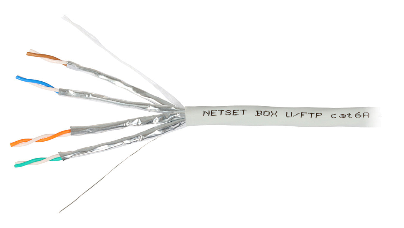Przewód NETSET U/FTP kat.6A B2ca s1a,d1,a1 /500m/