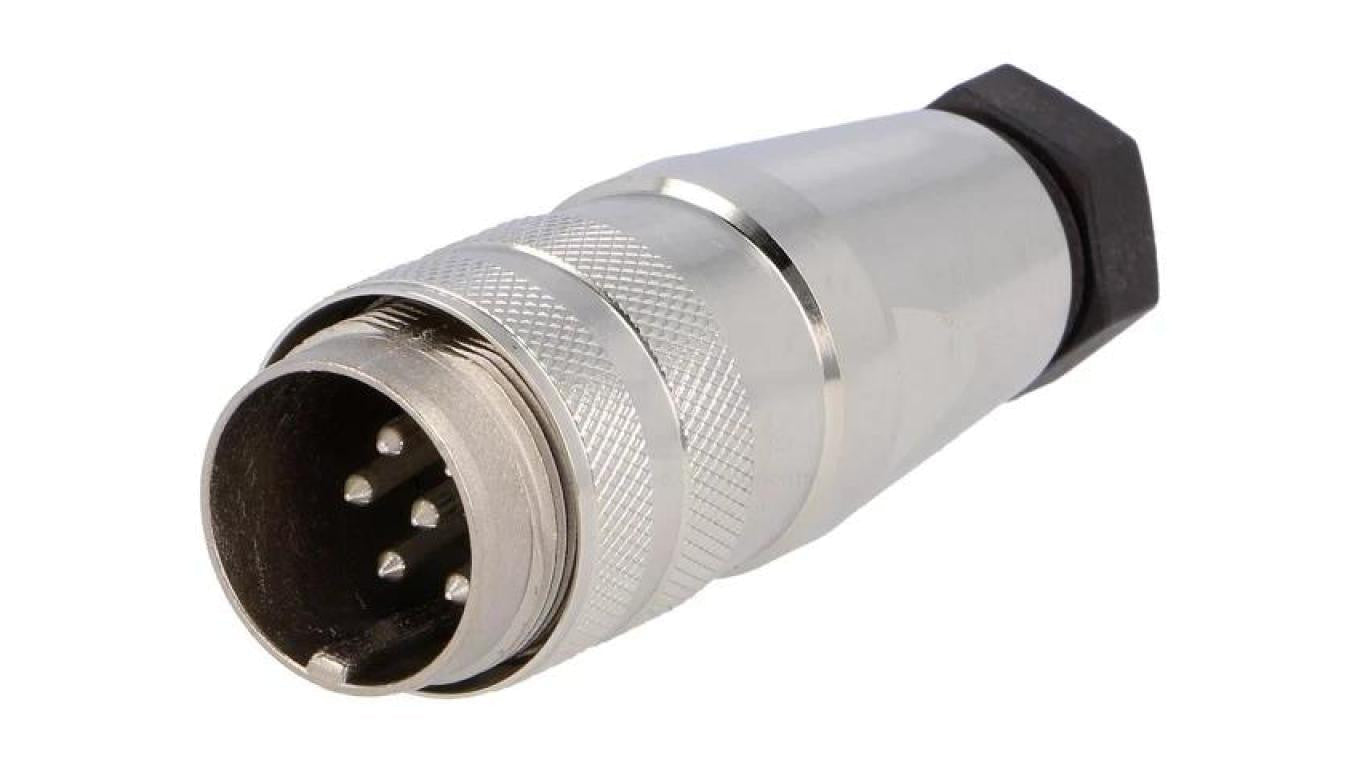 Złącze M16 wtyk męski lutowanie na przewód 7-PIN 5A 300V C09131H0071002U