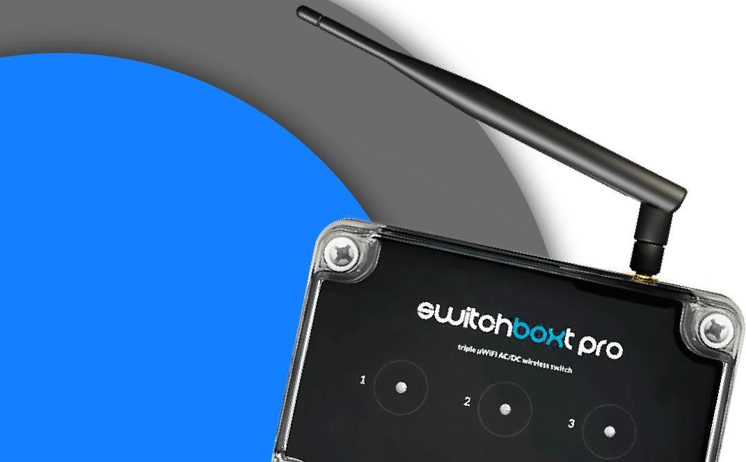Moduł przekaźnikowy switchboxt pro z zewnętrzną anteną Blebox