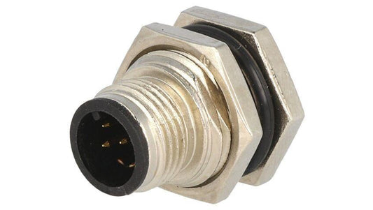 Złącze M12, męskie, PIN:8, gniazdo, proste, 30V M12A-08PMMS-SF8001