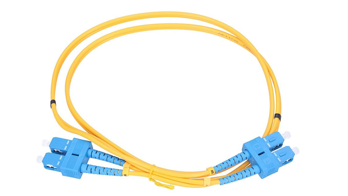 Patchcord Jednomodowy, Duplex, G652D, 3mm, 20m Extralink SC/UPC-SC/UPC