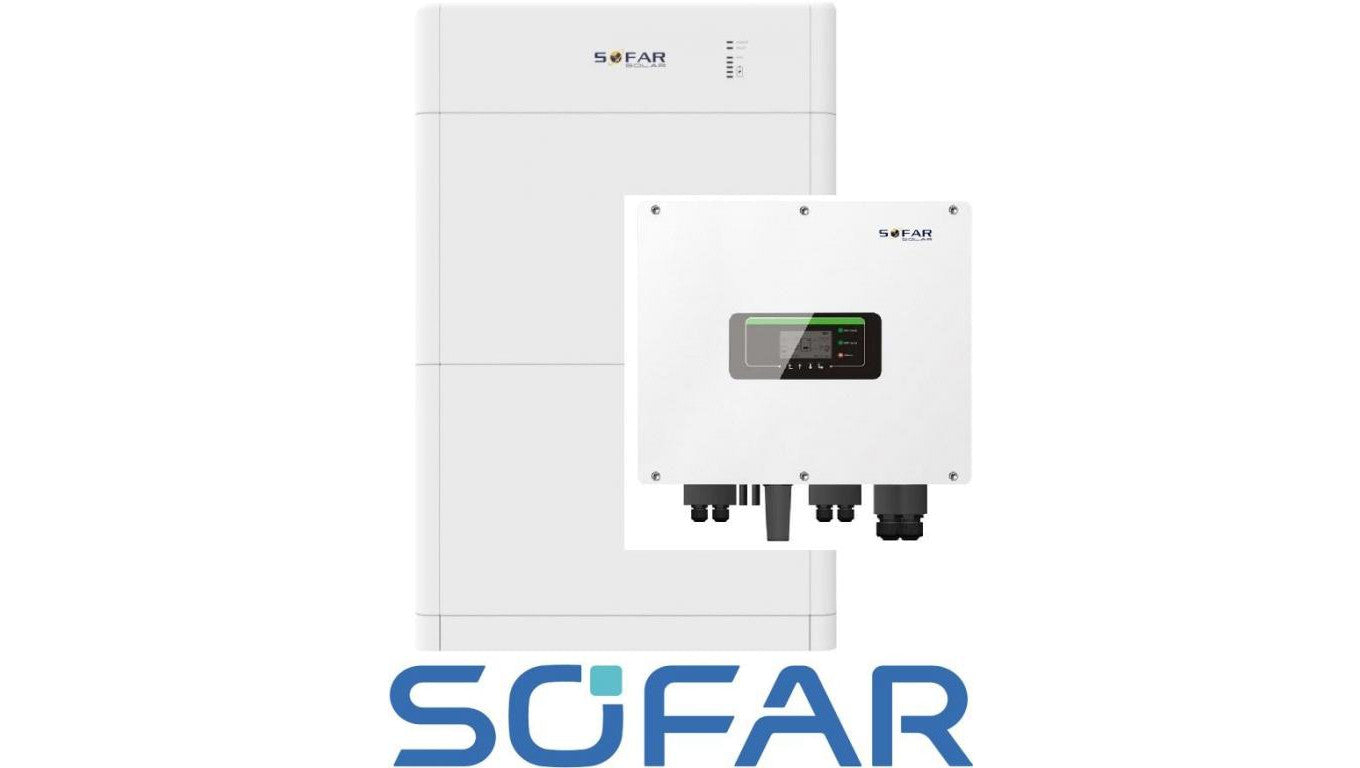 Zestaw: SOFAR Inwerter hybrydowy HYD8KTL-3PH , Magazyn energii Sofar 10kWh BTS E10-DS5
