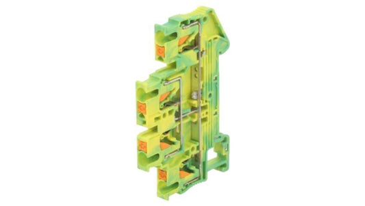 Złączka szynowa, PTTB, na szynę DIN, push-in, żółto-zielony, TS35 3210596