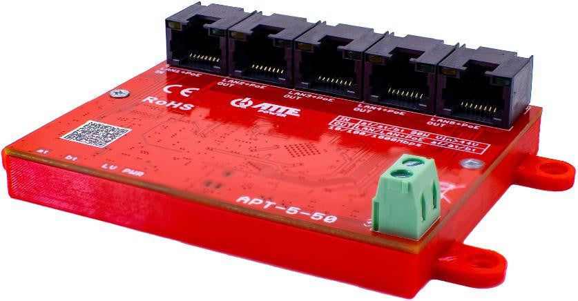 ATTE APT-5-50 Switch PoE 5 portowy 10/100/1000Mbps, extender