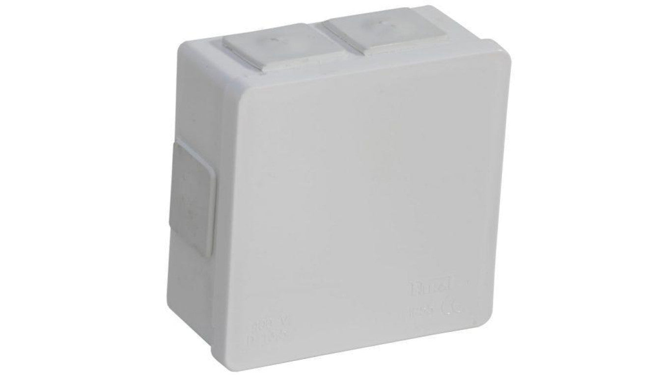 Puszka natynkowa pusta 6 wlotów VIPLAST VP-02 klik BIAŁA IP55 86x86x40mm 002-01