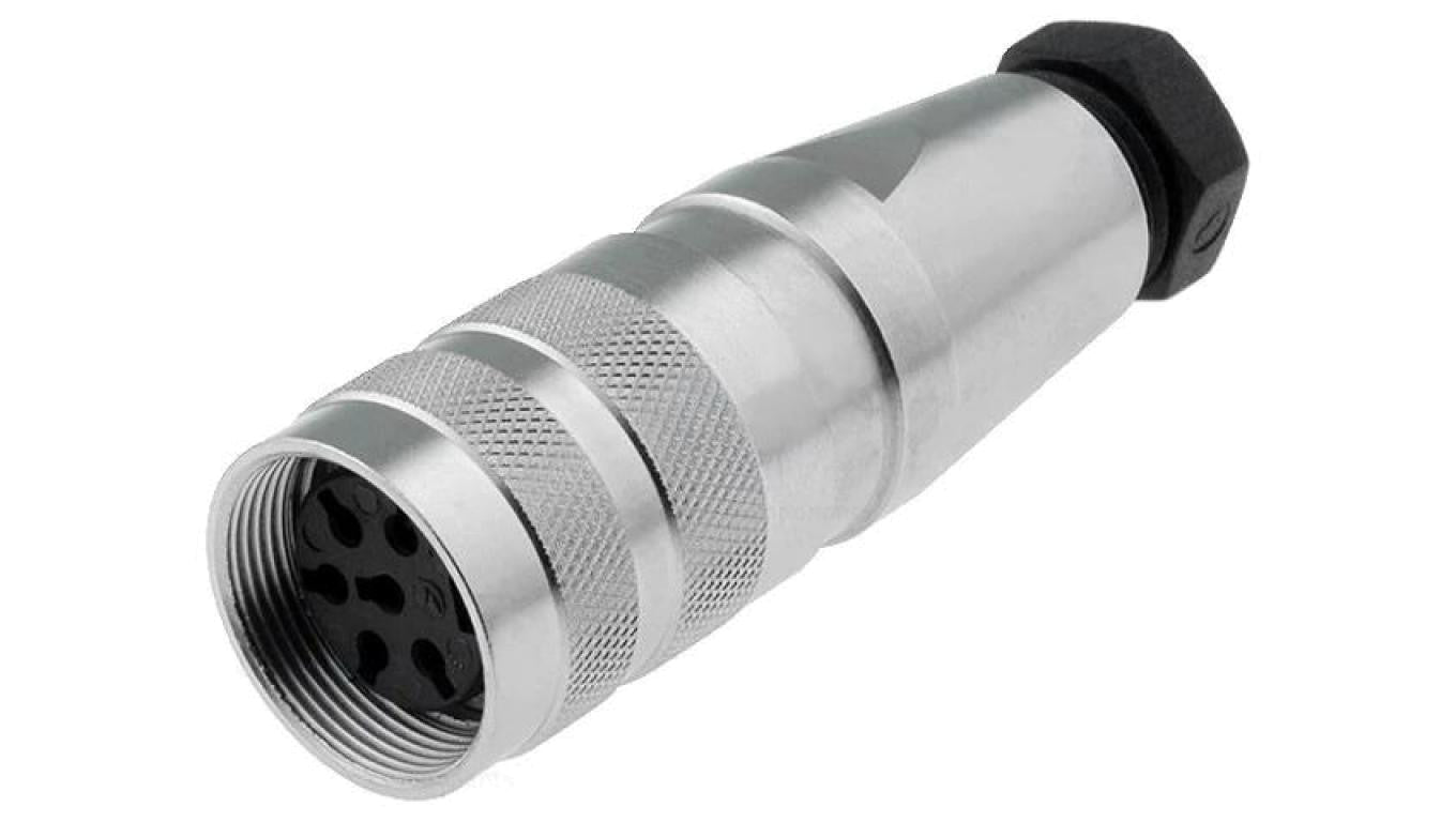Złącze M16 wtyk żeński lutowanie na przewód 6-PIN 5A 300V C09131D0061002U