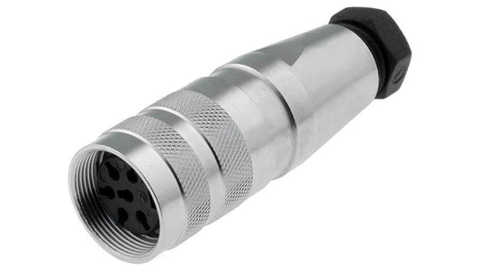 Złącze M16 wtyk żeński lutowanie na przewód 6-PIN 5A 300V C09131D0061002U