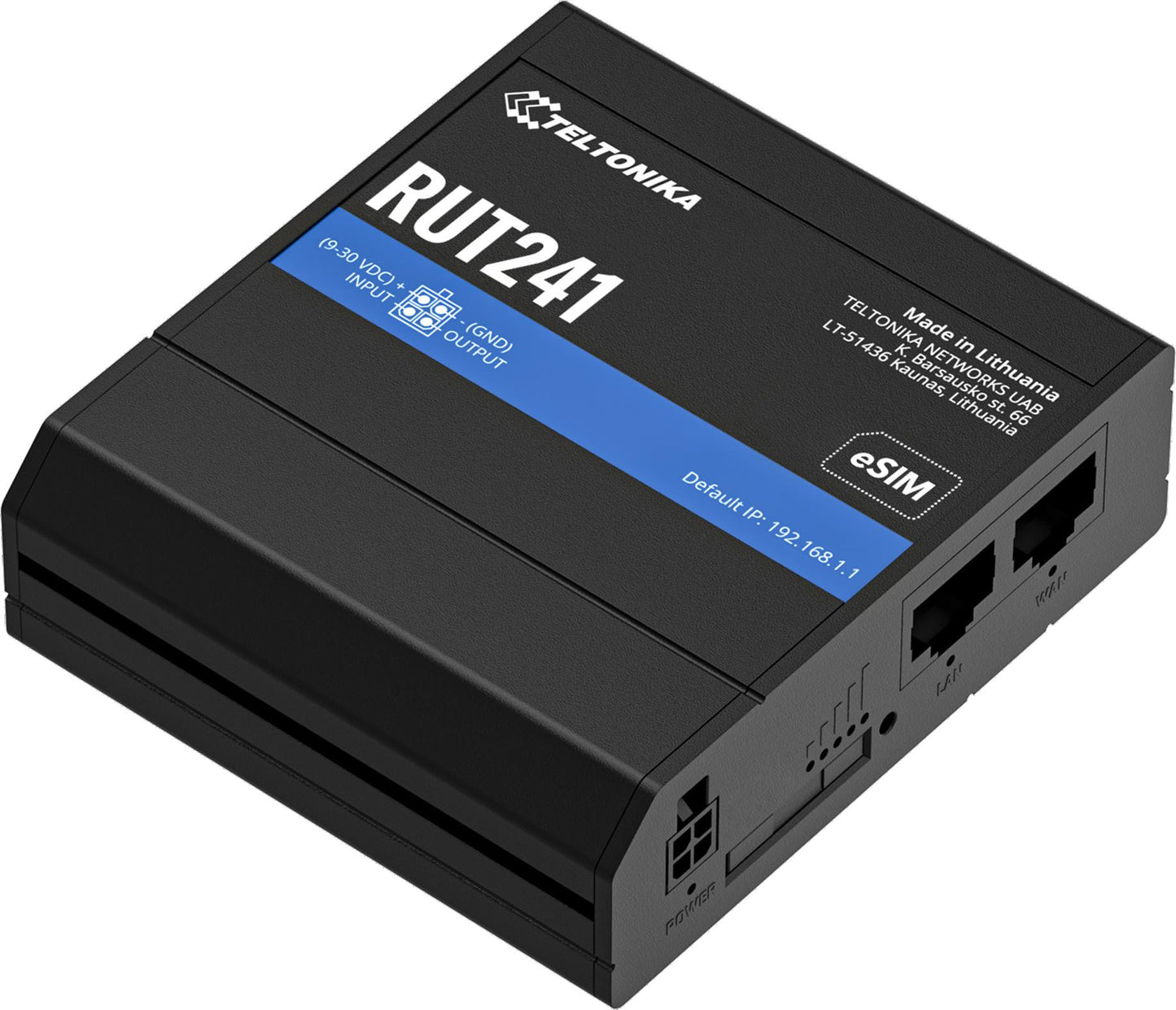 Teltonika RUT241 router przemysłowy 4G / LTE (RUT241010000)