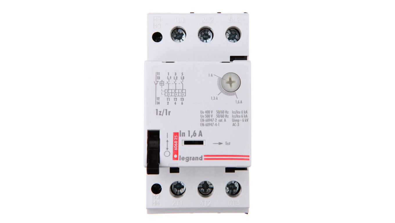 Wyłącznik silnikowy 3P 0,55kW 1-1,6A M 250 1R/1Z 1,6 606825