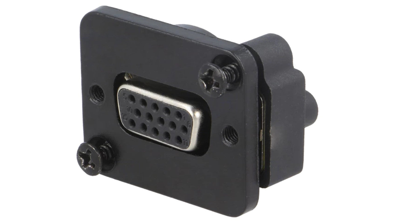 Łącznik D-Sub czarny XLR 19x24mm CP30229BM