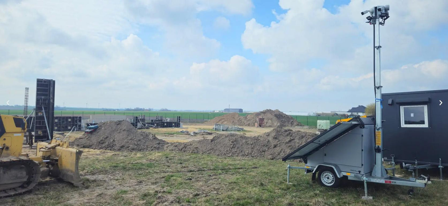 Przyczepa wieża do monitoringu PV3 do robudowy